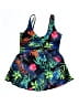 Unbranded Tropical Blue Green Swimsuit Top Size M - photo 1