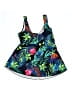 Unbranded Tropical Blue Green Swimsuit Top Size M - photo 2