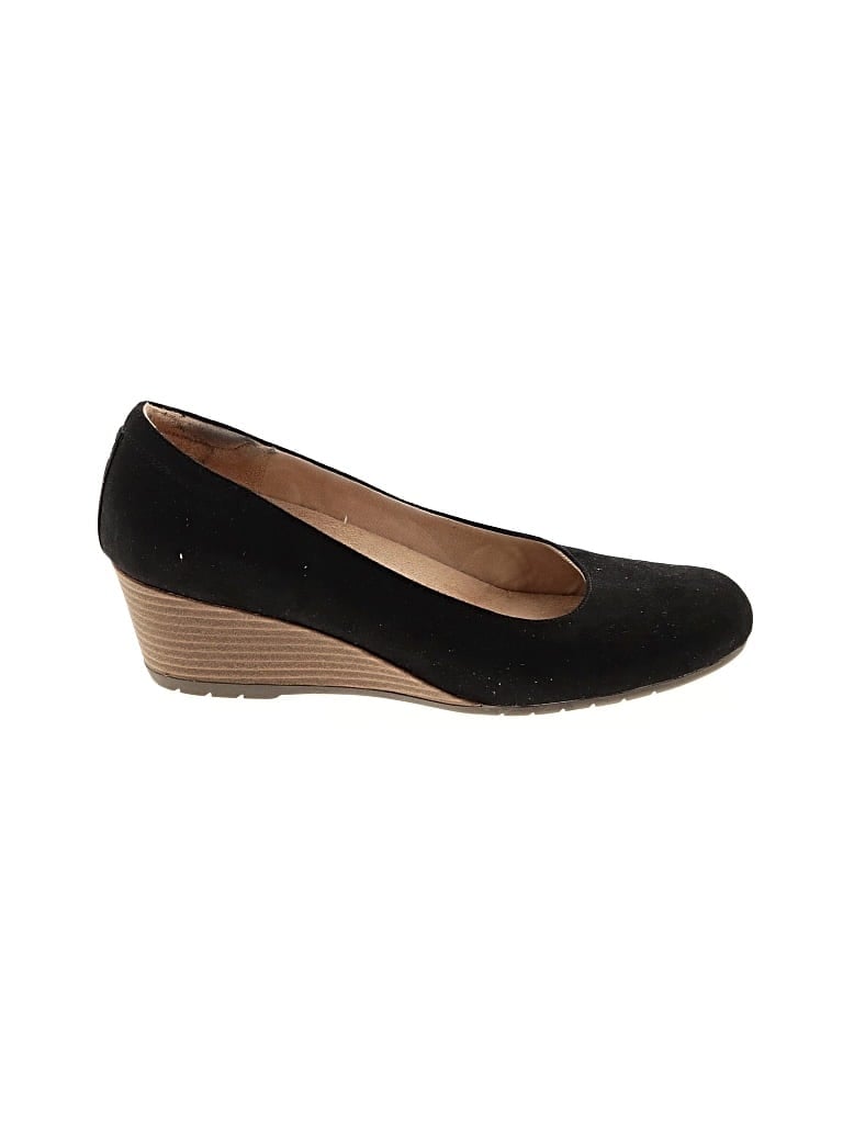 Pre-owned Dr. Scholl's Wedges In Black