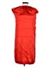 Lanvin 100% Silk Red Orange Cocktail Dress Size EU (FR) 42 / US 10 - photo 2