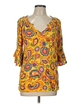 Democracy 3/4 Sleeve Blouse (view 1)
