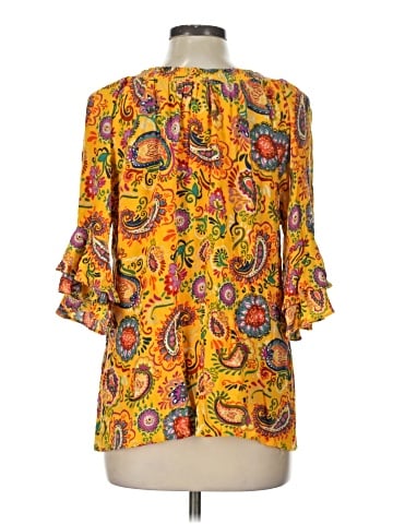 Democracy 3/4 Sleeve Blouse (view 2)