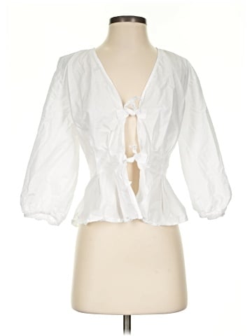 Velvet 3/4 Sleeve Blouse (view 1)