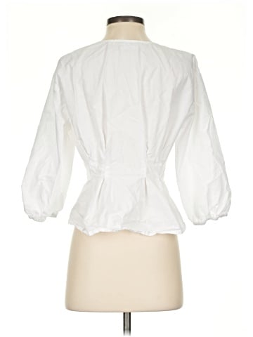 Velvet 3/4 Sleeve Blouse (view 2)