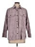Everlane Plaid Purple 3/4 Sleeve Button-Down Shirt Size L - photo 1