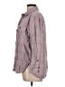Everlane Plaid Purple 3/4 Sleeve Button-Down Shirt Size L - photo 5