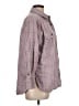 Everlane Plaid Purple 3/4 Sleeve Button-Down Shirt Size L - photo 4