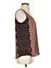 Ann Taylor LOFT 100% Polyester Brown Sleeveless Top Size S - photo 4