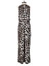 Banana Republic 100% Polyester Animal Print Brown Jumpsuit Size 0 - photo 2