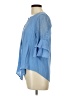 NY Collection Blue 3/4 Sleeve Blouse Size L (petite) - photo 5