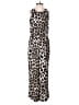 Banana Republic 100% Polyester Animal Print Brown Jumpsuit Size 0 - photo 1