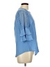 NY Collection Blue 3/4 Sleeve Blouse Size L (petite) - photo 4