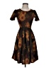 Lularoe Print Brown Casual Dress Size XXS - photo 1