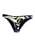 Roxy Floral Black Swimsuit Bottoms Size 12 - photo 1