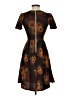 Lularoe Print Brown Casual Dress Size XXS - photo 2