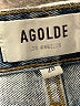 AGOLDE 100% Cotton Hearts Blue Jeans Size 28 waist - photo 7