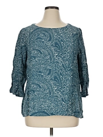 Soft Surroundings 3/4 Sleeve Blouse (view 1)