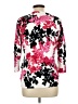 Fashion Bug 100% Cotton Floral Pink Pullover Sweater Size L - photo 2