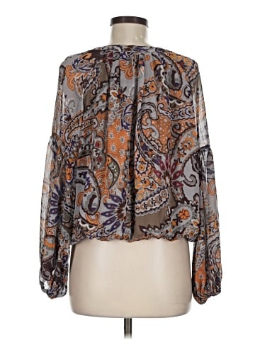 Indigo Rose 3/4 Sleeve Blouse (view 2)