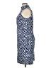 J. McLaughlin Chevron-herringbone Blue Cocktail Dress Size XL - photo 5