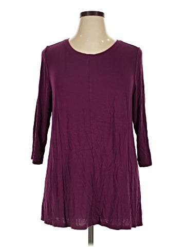 Lane Bryant 3/4 Sleeve T-Shirt (view 1)