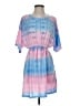Umgee Tie-dye Blue Casual Dress Size S - photo 1