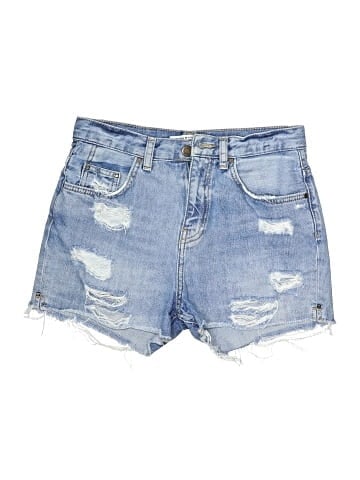 Zara Basic Denim Shorts (view 1)