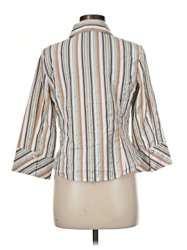 Cato 3/4 Sleeve Button-Down Shirt (view 2)