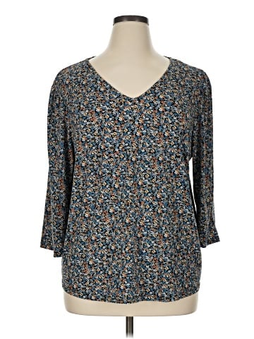 Adrianna Papell 3/4 Sleeve Blouse (view 1)