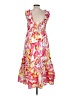 Crosby 100% Polyester Print Pink Cocktail Dress Size M - photo 2