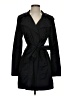 Via Spiga 100% Polyester Black Trenchcoat Size S - photo 1