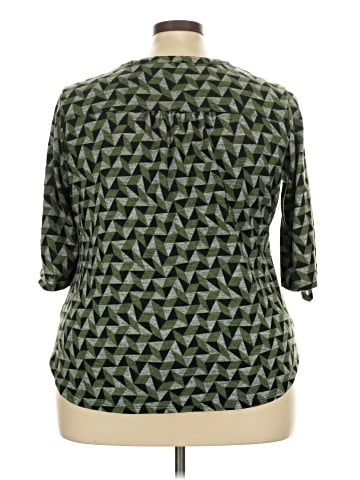 NY Collection 3/4 Sleeve Blouse (view 2)