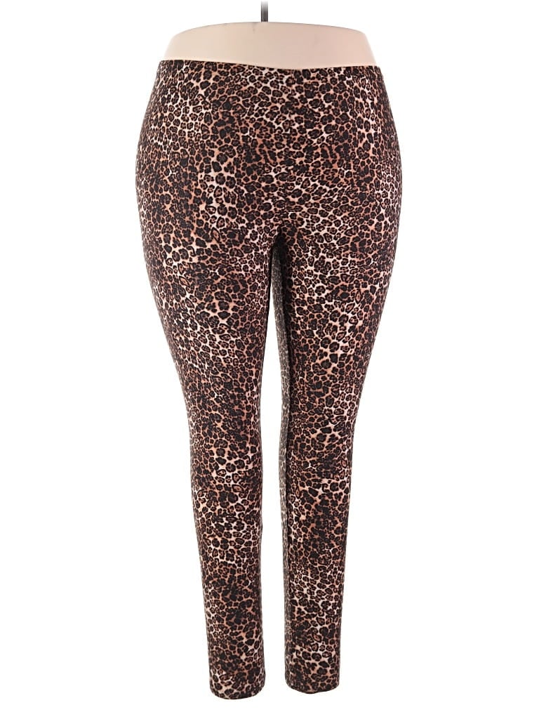 Pre-owned Bobbie Brooks Leggings In Brown