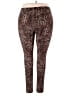 Bobbie Brooks Animal Print Brown Leggings Size 2X - photo 2