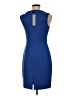 Black Halo Solid Blue Cocktail Dress Size 6 - photo 2