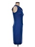 Black Halo Solid Blue Cocktail Dress Size 6 - photo 4