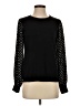 Adrianna Papell Polka Dots Black Pullover Sweater Size S - photo 1