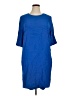 Vince. Solid Blue Casual Dress Size 14 - photo 1