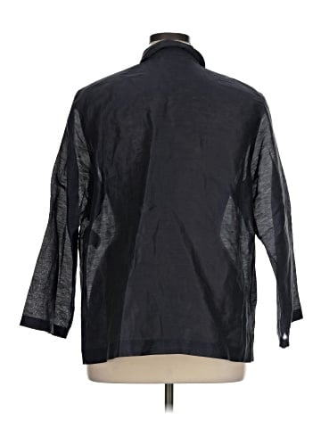Marina Rinaldi 3/4 Sleeve Button-Down Shirt (view 2)
