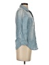 Seven7 100% Cotton Blue 3/4 Sleeve Button-Down Shirt Size XS - photo 4