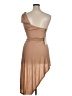 Alexis 100% Viscose Solid Tan Cocktail Dress Size XL - photo 2