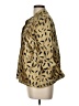 Caroline Rose 100% Silk Animal Print Gold Jacket Size L - photo 5