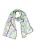 Echo 100% Silk Floral Purple Silk Scarf One size - photo 1