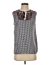 fleur bleue 100% Rayon Gray Sleeveless Blouse Size S - photo 1