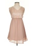 C. Luce 100% Polyester Tan Cocktail Dress Size S - photo 1