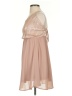 C. Luce 100% Polyester Tan Cocktail Dress Size S - photo 5