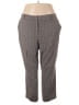 Apt. 9 Houndstooth Gray Dress Pants Size 22 - photo 1