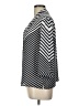 Investments 100% Polyester Chevron-herringbone Silver 3/4 Sleeve Blouse Size L (petite) - photo 5