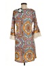 Judith March 100% Polyester Paisley Orange Casual Dress Size M - photo 2