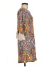 Judith March 100% Polyester Paisley Orange Casual Dress Size M - photo 4